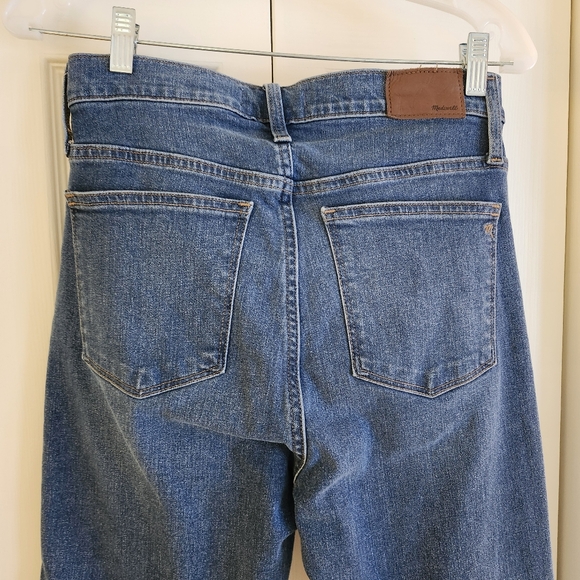 Madewell Womens Skinny Jeans 10" High-Rise Button-Front Blue Size 28 DENIM PANTS - Picture 9 of 16